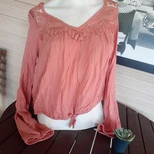 Seven Sisters Long Sleeve Blouse Size Small